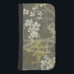 Capa Carteira Para Samsung Galaxy S4 Ramificação de Flor I Padrão<br><div class="desc">Floral</div>