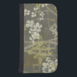 Capa Carteira Para Samsung Galaxy S4 Ramificação de Flor I Padrão<br><div class="desc">Floral</div>