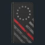 Capa Carteira Para Samsung Galaxy S5 Red Line Vintage Betsy Ross American Flag<br><div class="desc">Mostre seu apoio aos nossos primeiros respondedores! Polícia,  Fogo e Emergência,  e EMT disponíveis!</div>