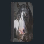 Capa Carteira Para Samsung Galaxy S4 Retrato de Cavalo II<br><div class="desc">Animais</div>