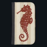 Capa Carteira Para Samsung Galaxy S4 Seacavalo Silhouette<br><div class="desc">Você já viu um cavalo marinho perto? Bem,  agora você tem esta peça de arte excelente com um cavalo de mar laranja para adicionar à sua coleção de animais marinhos. Esta arte da vida marinha que vai relaxar e acalmar seu dia. Coloque-o no seu produto Zazzle hoje.</div>