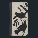 Capa Carteira Para Samsung Galaxy S4 Silhuette Audubon IV<br><div class="desc">Animais</div>