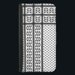 Capa Carteira Para Samsung Galaxy S5 Símbolo Keffiyeh do Padrão de Resistência Palestin<br><div class="desc">Avançando para os anos 60 e a ascensão do movimento de resistência palestino, o proeminente político palestino, Yasser Arafat, solidificou ainda mais este significado por trás do keffiyeh. O keffiyeh tornou-se a marca pessoal de Arafat enquanto o derramava sobre o ombro direito para se assemelhar ao mapa pré-1948 da Palestina....</div>