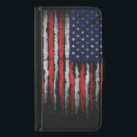 Capa Carteira Para Samsung Galaxy S5 Sinalizador Grunge U.S.A<br><div class="desc">Sinalizador Grunge U.S.A</div>