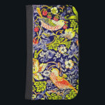 Capa Carteira Para Samsung Galaxy S4 Strawberry Thef Birds William Morris<br><div class="desc">Caso da Samsung Galaxy Wallet que inclui o design têxtil William Morris Strawberry Thief (1883). Quatro pássaros coloridos roubam morangos em meio a uma floração vibrante. Um presente maravilhoso para amantes de os animais e entusiastas de arte vitorianos.</div>