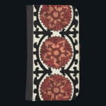 Capa Carteira Para Samsung Galaxy S4 Suzani Style - Padrão Floral Decorativo<br><div class="desc">Esta design decorativa floral de Chariklia Zarris é feita para imitar tapeçarias no estilo suzani. Estes têxteis tribais são originários da Ásia Central e rastreiam sua ancestralidade até o século 15. Possuir um pedaço da história comprando este padrão!</div>