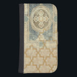 Capa Carteira Para Samsung Galaxy S4 Tapeçaria Ornamental com Ornamentado Geométrico<br><div class="desc">Esse design geométrico ornamentado,  embora não tão envolvido quanto os de Pitágoras,  é,  no entanto,  cativante nessa tapeçaria ornamental. O motivo tem a sensação de antiguidade,  e pode fazer um presente de excelente para quem aprecia a visão do trabalho de azulejo ornamentado.</div>