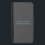 Capa Carteira Para Samsung Galaxy S5 Tendência Azul da cinza<br><div class="desc">Você está procurando uma design simples,  minimalista,  atraente? Esta design que vai agarrar a atenção das pessoas imediatamente,  mas não muito complicada,  é para vocês.</div>