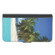 Capa Carteira Para Samsung Galaxy Travesseiro decorativo de praia exótico (Frente (horizontal))