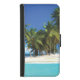 Capa Carteira Para Samsung Galaxy Travesseiro decorativo de praia exótico (Frente)