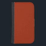 Capa Carteira Para Samsung Galaxy S4 Vermelho queimado - (cor sólida)<br><div class="desc">Vermelho queimado - (cor sólida)</div>
