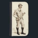 Capa Carteira Para Samsung Galaxy S4 Vintage Golfer com Tubo de Cigarro e Boots<br><div class="desc">Este cavalheiro aperitivo parece que está pronto para acertar as ligações. Uma peça de excelente que representa um golfista vintage segurando um cachimbo de cigarro,  pronto para abrir um buraco num só. Comprar sua cópia hoje!</div>
