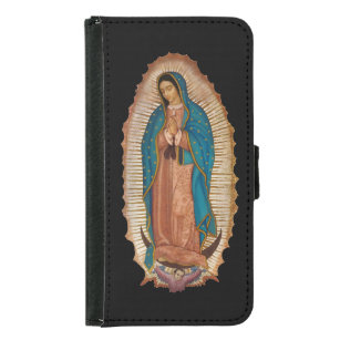 Capa Carteira Para Samsung Galaxy S5 Virgen de Guadalupe