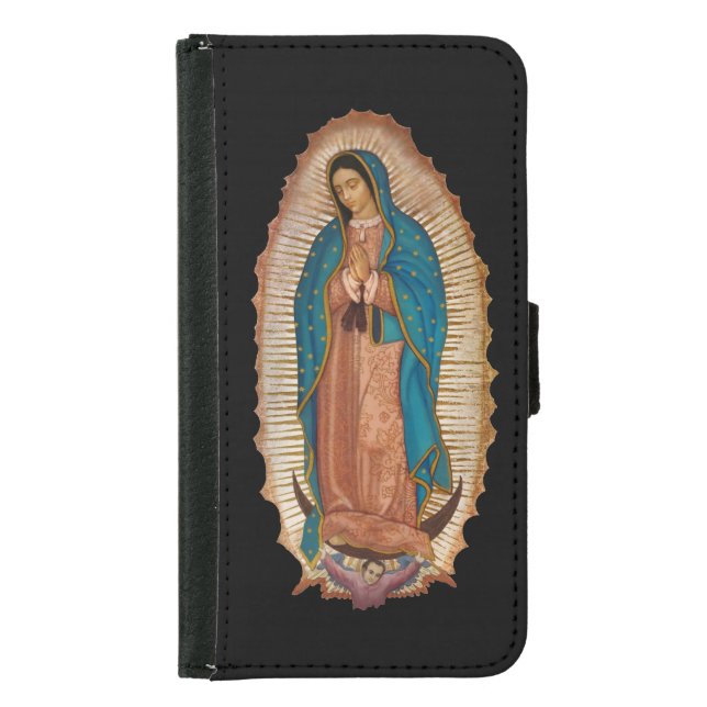 Capa Carteira Para Samsung Galaxy Virgen de Guadalupe (Frente)