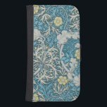 Capa Carteira Para Samsung Galaxy S4 William Morris, padrão art nouveau, algas, azul,f<br><div class="desc">William Morris,  padrão art nouveau,  algas,  azul,  florais,  vintage,  lindo,  padrão epoque belle,  padrão de tecido,  moderno,  trendy,  padrão original,  padrão vitoriano,  padrão floral,  romântico</div>