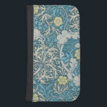 Capa Carteira Para Samsung Galaxy S4 William Morris, padrão art nouveau, algas, azul,f<br><div class="desc">William Morris,  padrão art nouveau,  algas,  azul,  florais,  vintage,  lindo,  padrão epoque belle,  padrão de tecido,  moderno,  trendy,  padrão original,  padrão vitoriano,  padrão floral,  romântico</div>