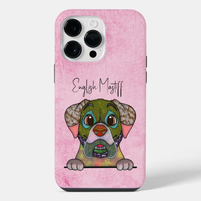 Capa Case-Mate para iPhone Rosto Feio do Mastim In (Verso)