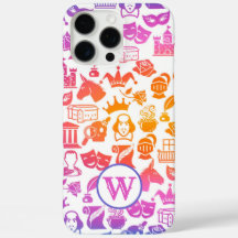 Capa Colorida de Shakespeare para iPhone 16 Pro Ma