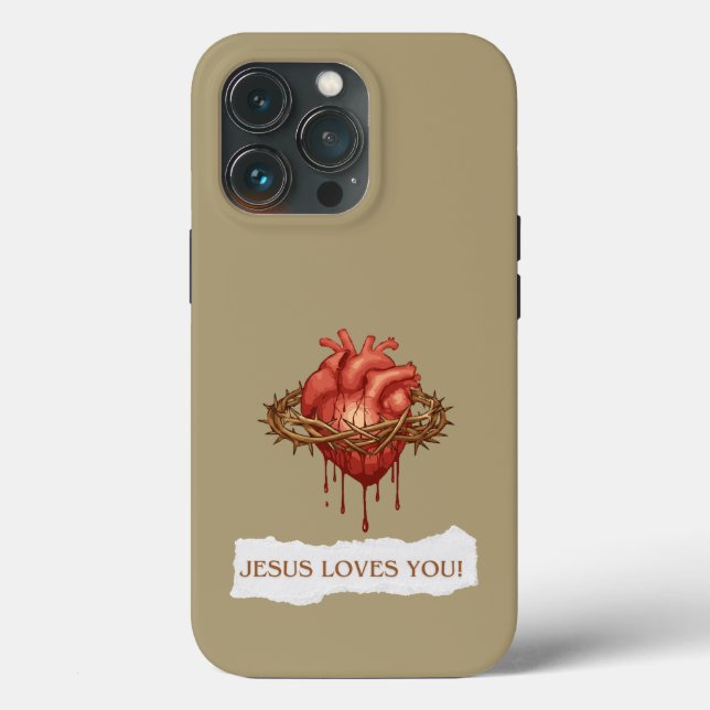 Capa com frase motivational "Jesus Ama Você" (Verso)