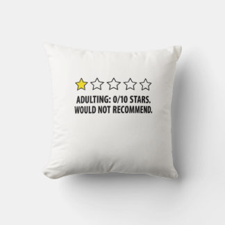 Capa de Almofada Divertida Estrelas 0/10 Vida de A