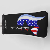 Capa de Cabeça de Golfe Trump 47 Maga