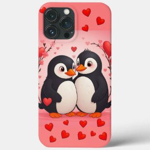 Capa de Celular Amor de Pinguim