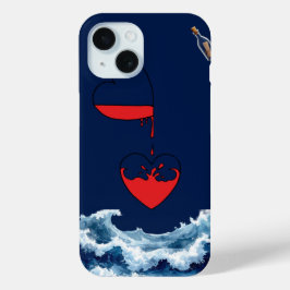 Capa de Celular Arte Abstrata Oceano de Amor