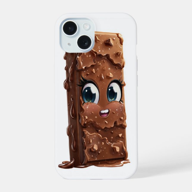 Capa de Celular Barra de Chocolate | Doce e Divert (Verso)