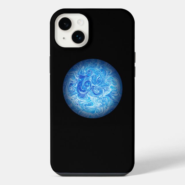Capa de Celular Calm Tide Fluid Art (Verso)