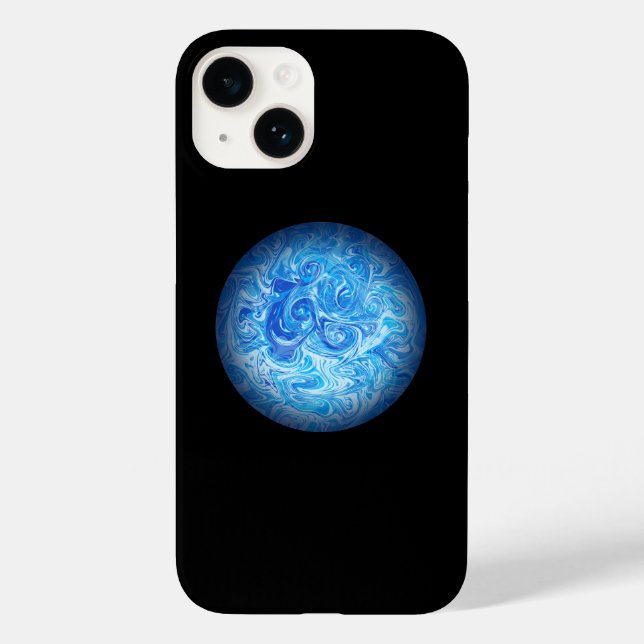 Capa de Celular Calm Tide Fluid Art iPhone14 (Verso)