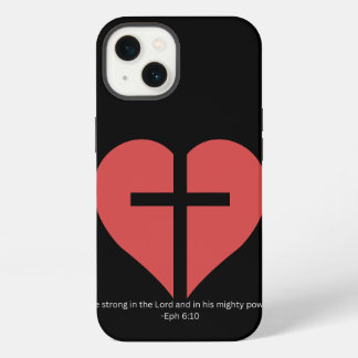 Capa de Celular Cruz do Coração da Fé – Efésios 6: