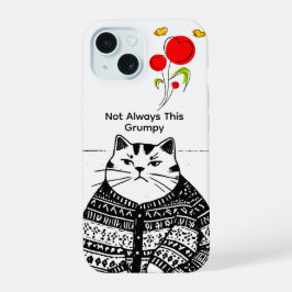 Capa de Celular do Gato Nem Sempre Mal-Humorado