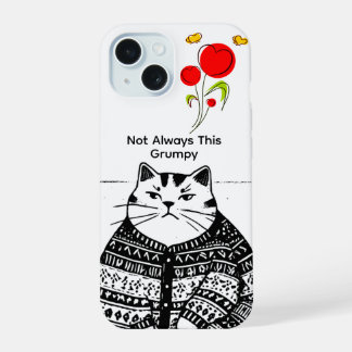 Capa de Celular do Gato Nem Sempre Mal-Humorado