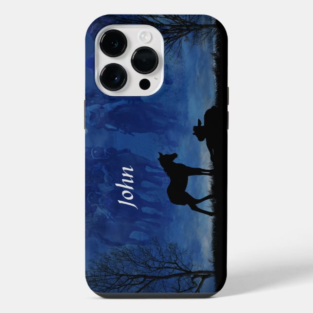 Capa de Celular Dois Potros Puro-Sangue (Verso)