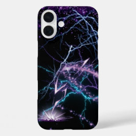 Capa de Celular Electric Purple Lightning Storm - 