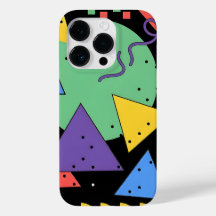 Capa de Celular Estilo Memphis Dopamina Decoração 