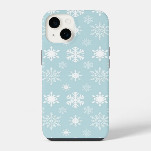 Capa de Celular Flocos de Neve (Verso)