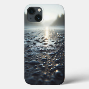 Capa de Celular Gotículas de Chuva Radiante ao Nas