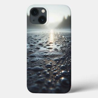 Capa de Celular Gotículas de Chuva Radiante ao Nas