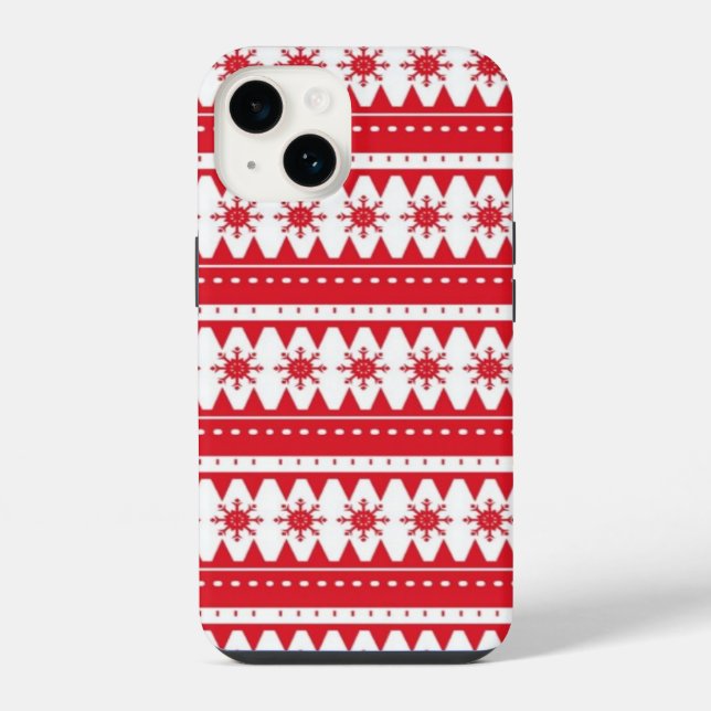 Capa de Celular Mini Flocos de Neve (Verso)