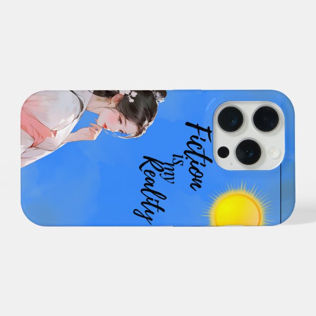 Capa de celular para menina de ficção (Verso Horizontal)