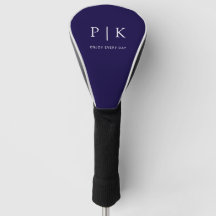 Capa de Golfe Premium Monograma Moderna