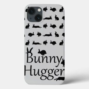Capa de iPad Bunny Hugger (Cinza Claro)