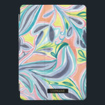 Capa de ipad de Abstrato de Aquarela Botânica<br><div class="desc">Proteja o seu iPad com este caso exclusivo de arte em aquarela. Este design apresenta uma bela pintura botânica,  pintada à mão,  de abstrato de aquarelas. Se quiser adicionar texto personalizado,  clique no botão "Editar Design". ©2020 Eun Mi Kim</div>