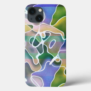 Capa de iPad Listras Abstratas Pastel