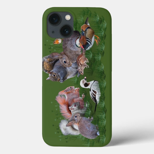 Capa de iPad Mini Animais da Floresta (Verso)