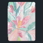 Capa de ipad Personalizada de Abstrato de Aquarela<br><div class="desc">Proteja o seu iPad com este caso exclusivo de arte em aquarela. Este design apresenta uma bela abstrato de folha de cores aquáticas pintada manualmente. Você pode adicionar texto personalizado clicando no botão "Editar Design". ©2020 Eun Mi Kim</div>