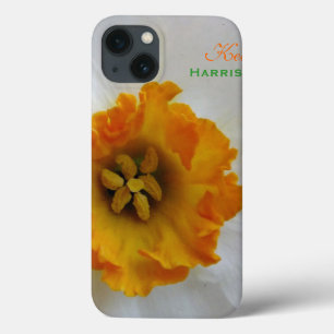 Capa de iPad Personalizada Narciso Laranja e Branc
