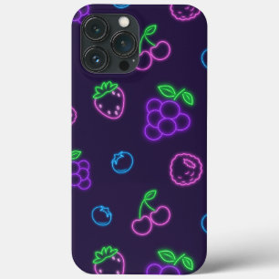 Capa de iPhone 13 Pro Max com Padrão de Frutas Neo