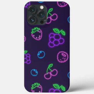 Capa de iPhone 13 Pro Max com Padrão de Frutas Neo
